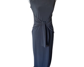 Norma Kamali Convertible Stretch-jersey Maxi Dress  Black Small NWT