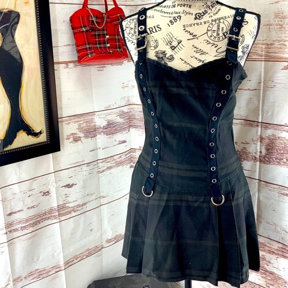 Lip Service Green Tartan Pleated School Girl Vinta