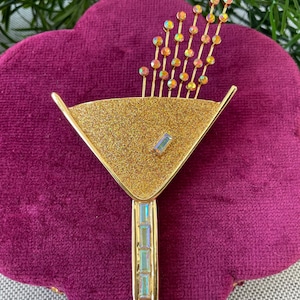 Wilson & Butler brooch cocktail glass  over statement collectable 50th anniversary collection