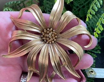 Vintage Oscar De La Renta Brooch - Statement Piece, Flower