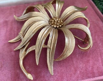 Vintage Oscar De La Renta Brooch - Statement Piece, Flower