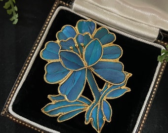 清朝時代のアンティーク天翠（點翠）ヘアピン - 特大 - Etsy 日本