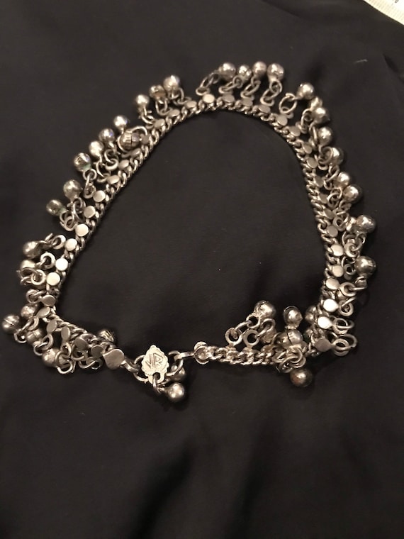 Vintage Indian Anklet Signed VR.