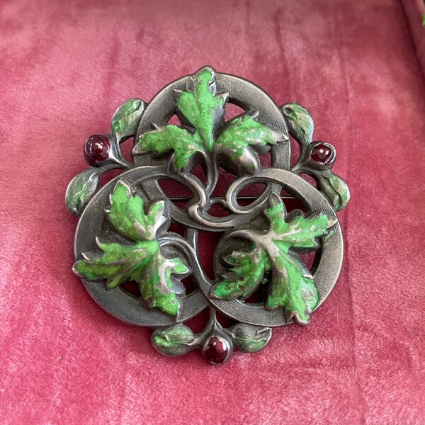 Brooch Art Nouveau Etsy