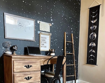 Galaxy of Stars Wall mural Peel and stick Removable Decal Wallpaper Decor Bedroom Stars Wall Art Mural