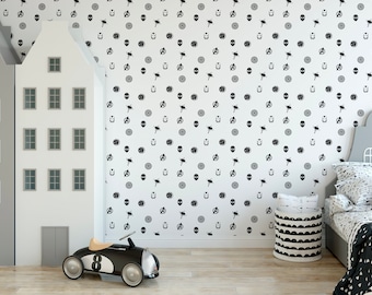 Superhero Wall mural Peel and stick Removable Decal Avengers Marvel Wallpaper Bedroom Kids Room Decor Wall art