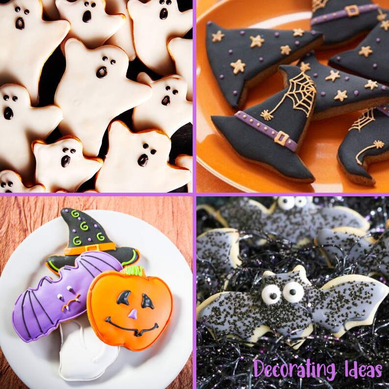 Halloween Cookie Decorating Kit DIY With Royal Icing & Etsy