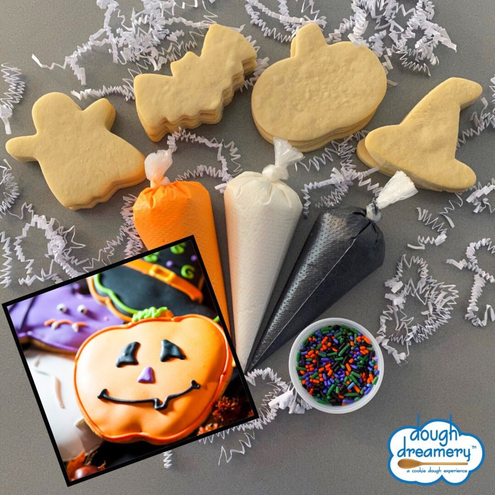 Halloween Cookie Decorating Kit DIY With Royal Icing & - Etsy