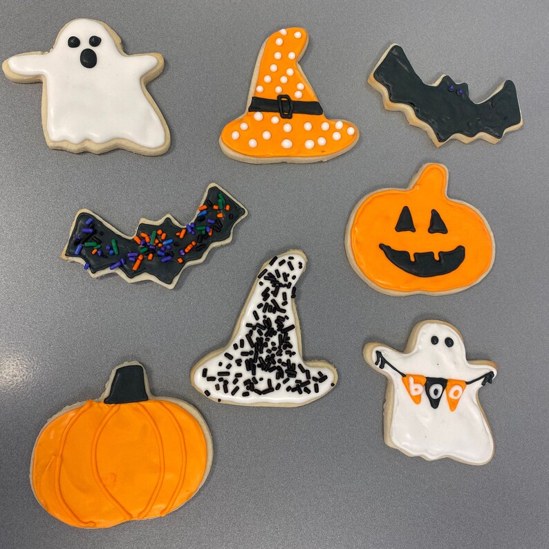Halloween Cookie Decorating Kit DIY With Royal Icing & Etsy