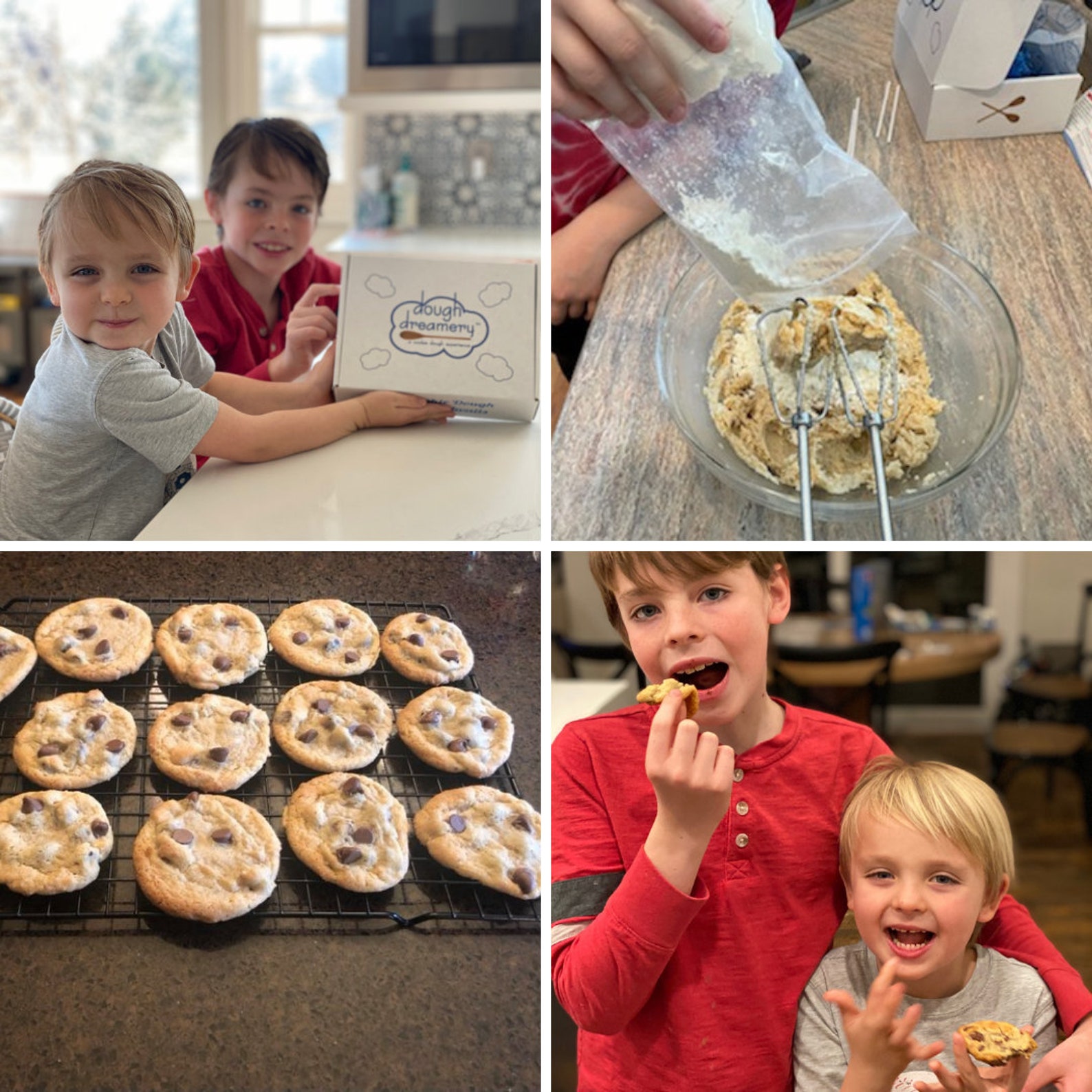 DIY Edible Cookie Dough Baking Kit Kid Friendly Activity Kit Etsy