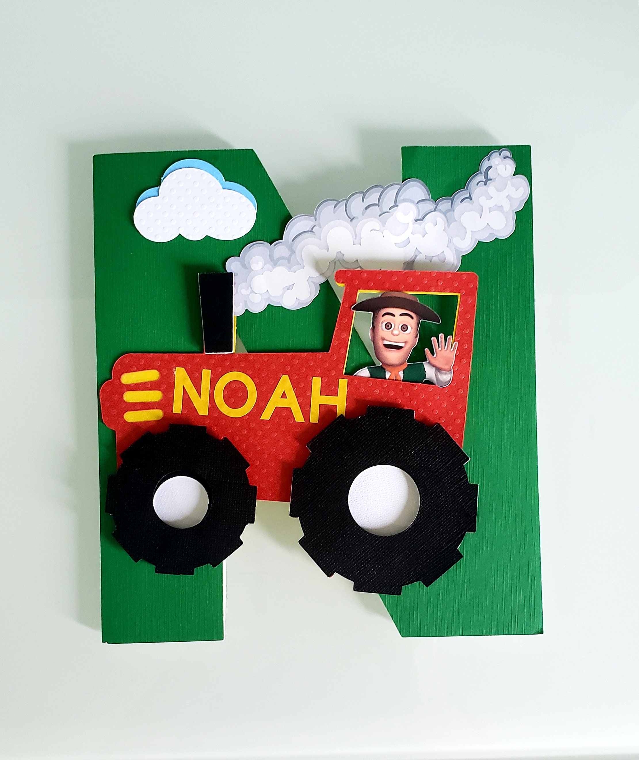 Cumpleaños temático de corral / Letras de animales de granja | Etsy