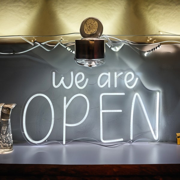 Open Neon Signs | Neon Light we are Open Sign | Neon  Sign Custom | Led Neon Sign | Neon Sign Wall Art | Neon Sign Bedroom | Neon Sign Bar