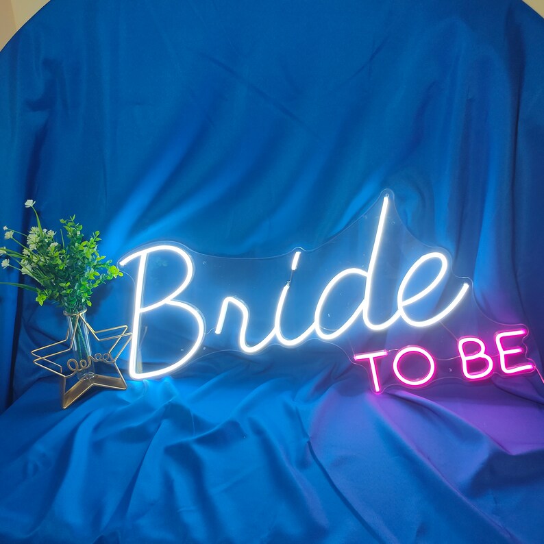 Custom Neon Sign Bride to Be Wedding Neon Sign Led Neon Etsy