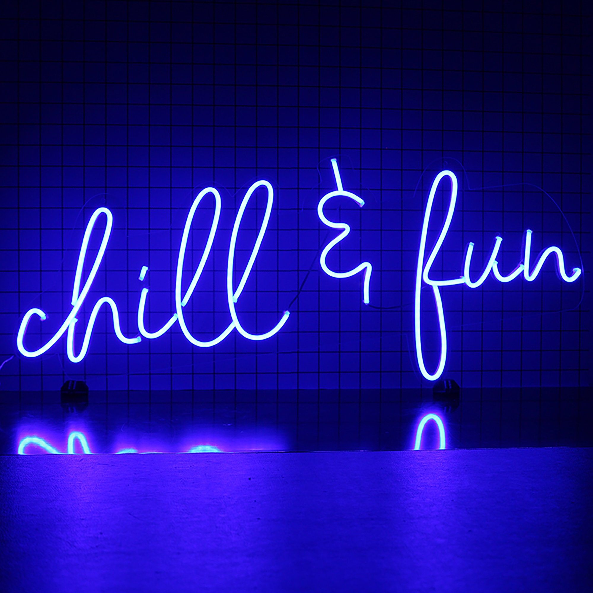 Modern Neon Sign Lights Personalized Custom Chill Fun Led 3D Etsy