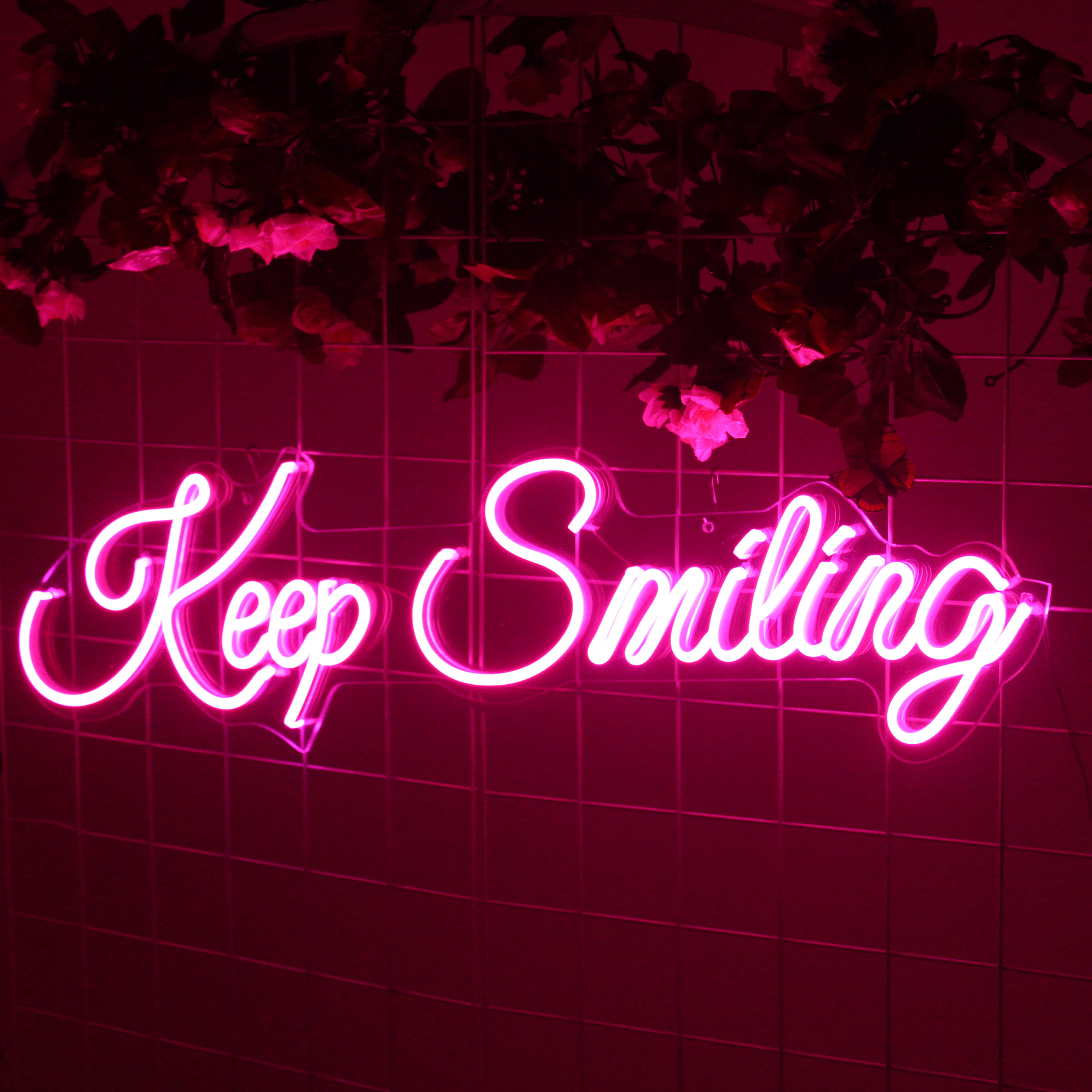 Custom Neon Sign Keep Smiling Neon Sign Wedding Neon Sign Etsy UK