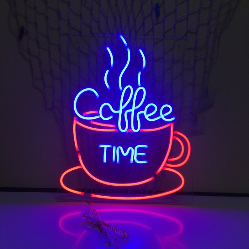 Custom Neon Sign Coffee Sign Neon Personalized Gifts Led Etsy