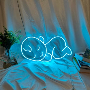 Neon Signs Custom Baby Shower Gender Reveal Boy or Girl Party Baby Hanging Sign  For Home Room Birthday Gift Wall Decor kid bedroom decor