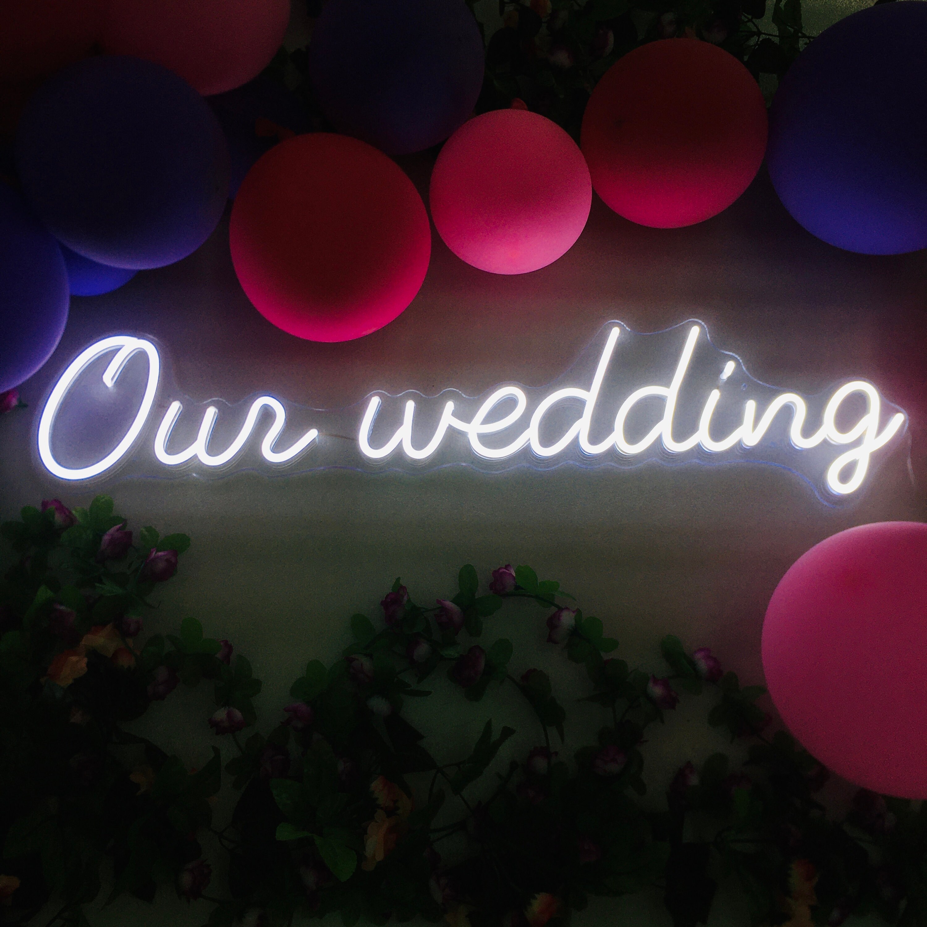 Our wedding neon signs light wedding party decoration flex led Etsy