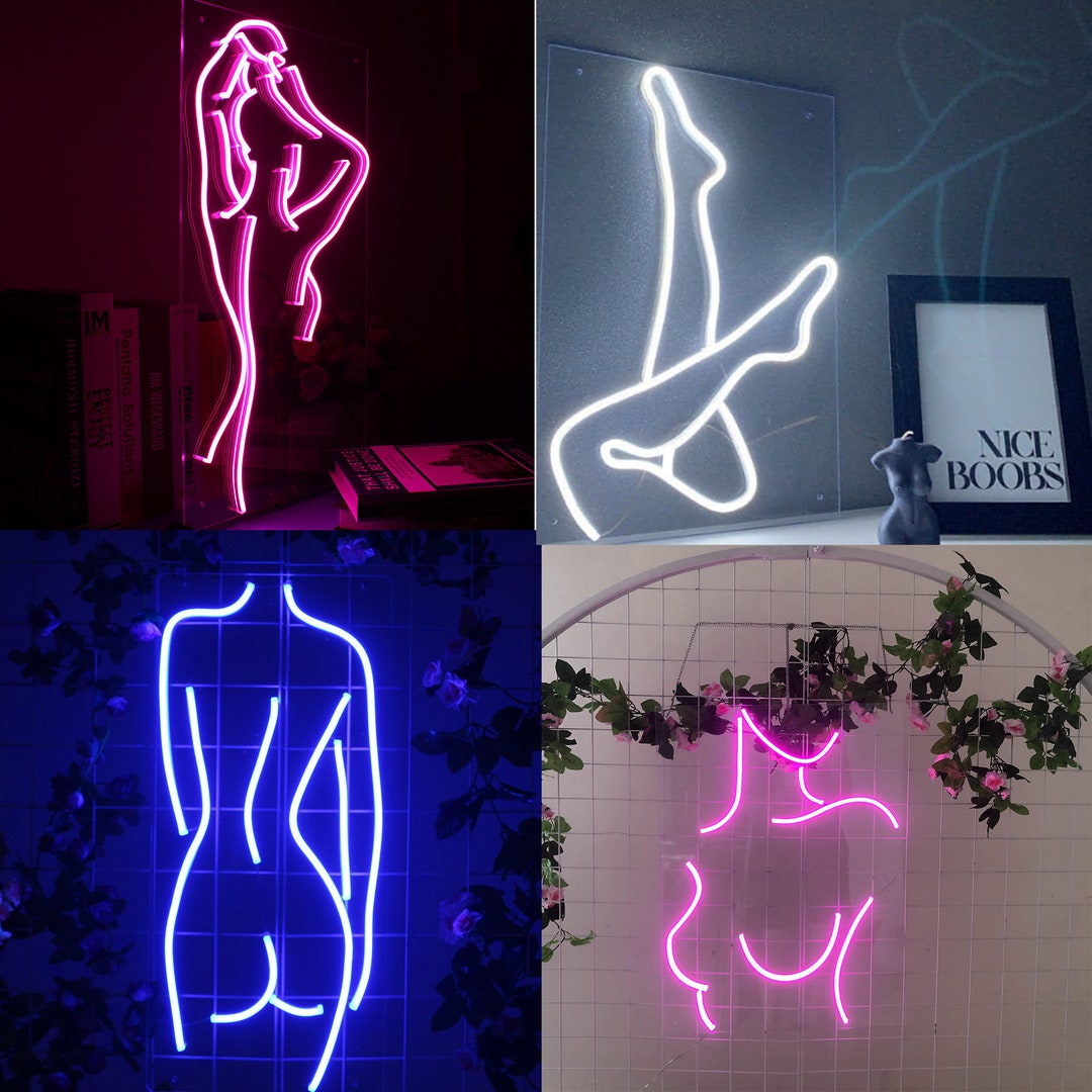 Body Neon Sign Custom Sexy Girl Woman Neon Sign Wall Decor