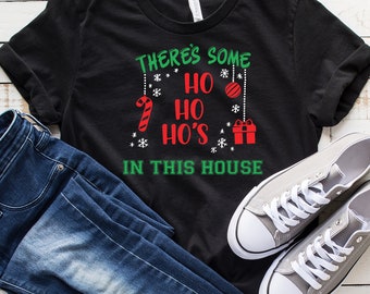 Adult Humor| Hos in this House| Screen Print| Unisex Tee