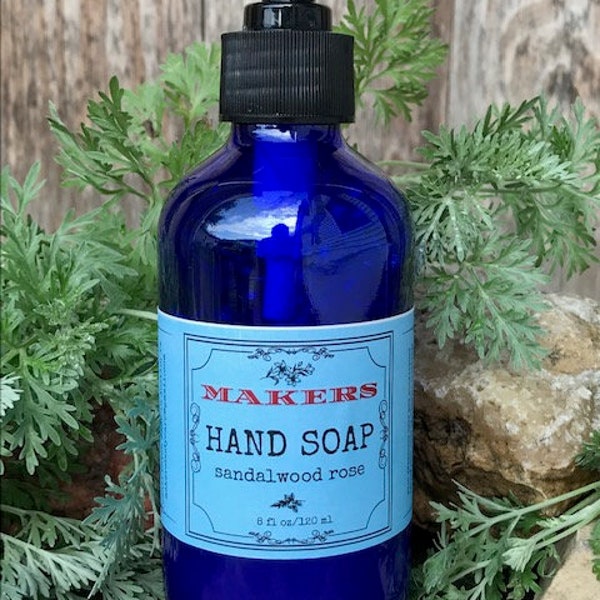 Makers liquid hand soap-natural and pure hand soap