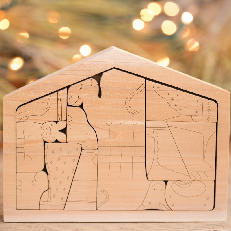 Nativity Puzzle - Etsy