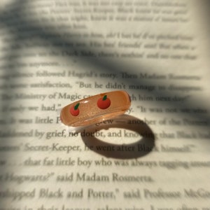 Hand made resin fruit rings
