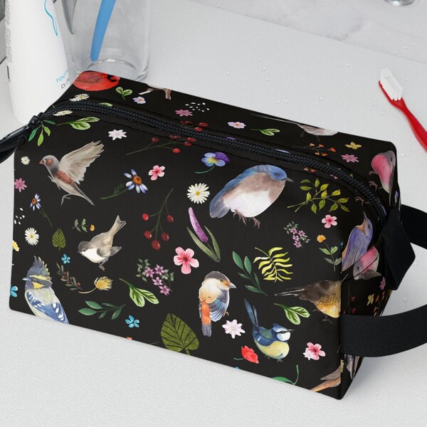 Bird Cosmetic Bag - Etsy