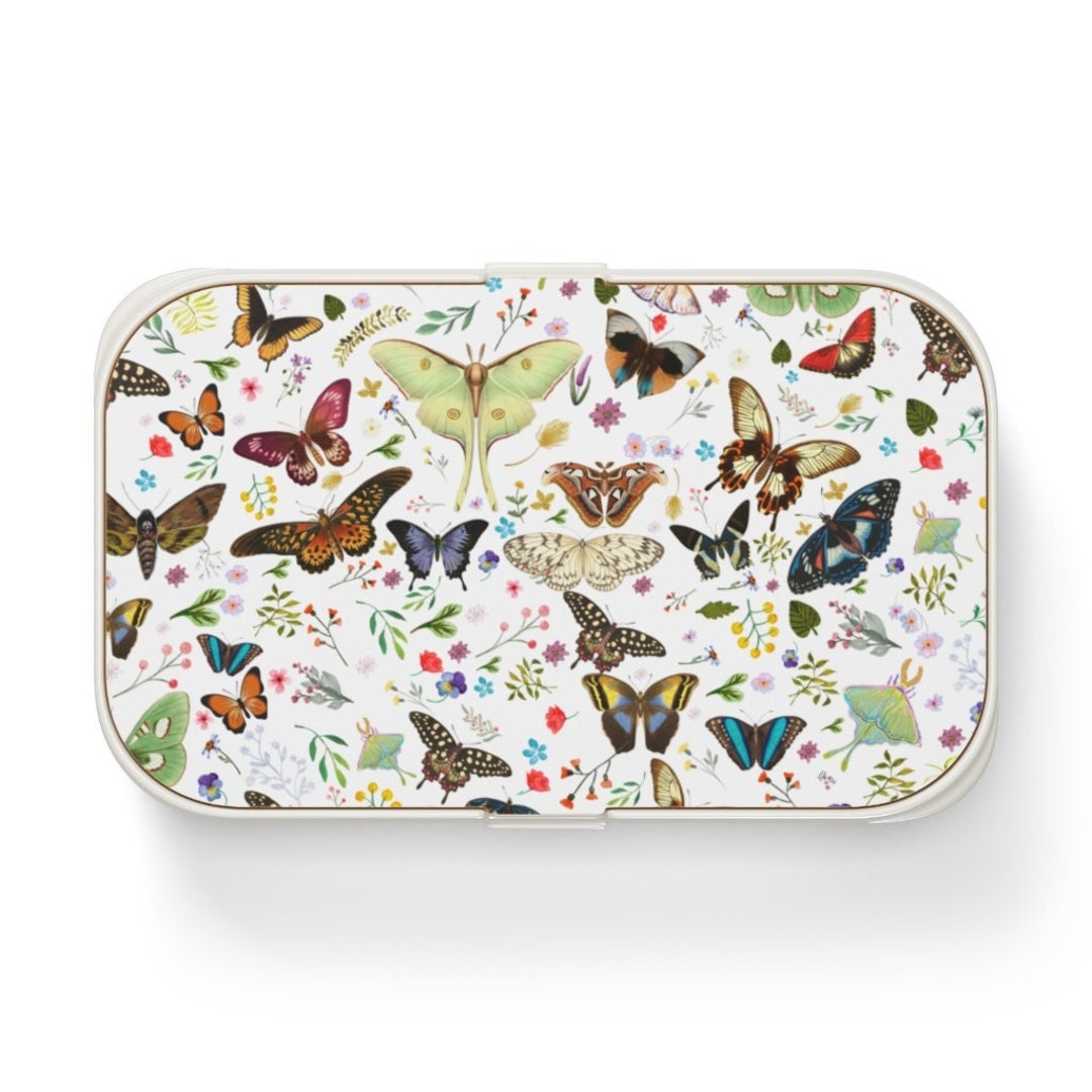 Butterfly Bento Box Cottagecore Bento Box Butterfly Lunch Etsy