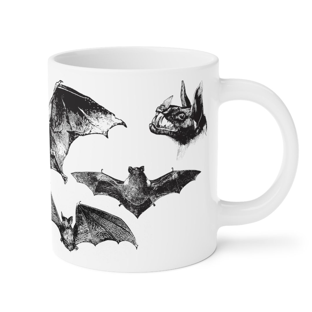 Goth Bat Mug Jumbo 20 Oz Bat Lover Coffee Mug Witchy Bat Mug Gift for