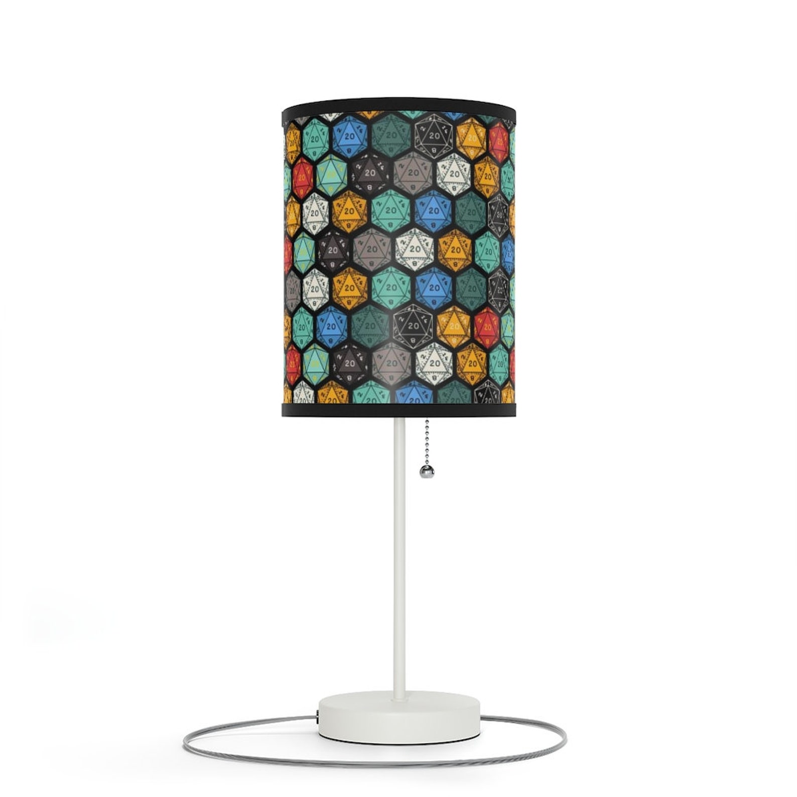 Dnd Lamp Table Lamp Dungeons and Dragons Bedside Lamp Etsy