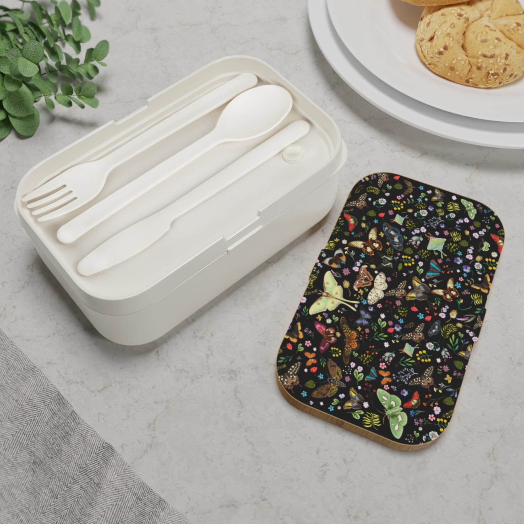 Butterfly Bento Box Cottagecore Bento Box
