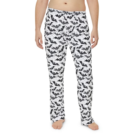 Goth Bats Men s Pajama Pants Vampire Bat Lounge Pants Goth Pj Bottoms Gothic Bats Pajama Pants Horror Aesthetic Etsy UK