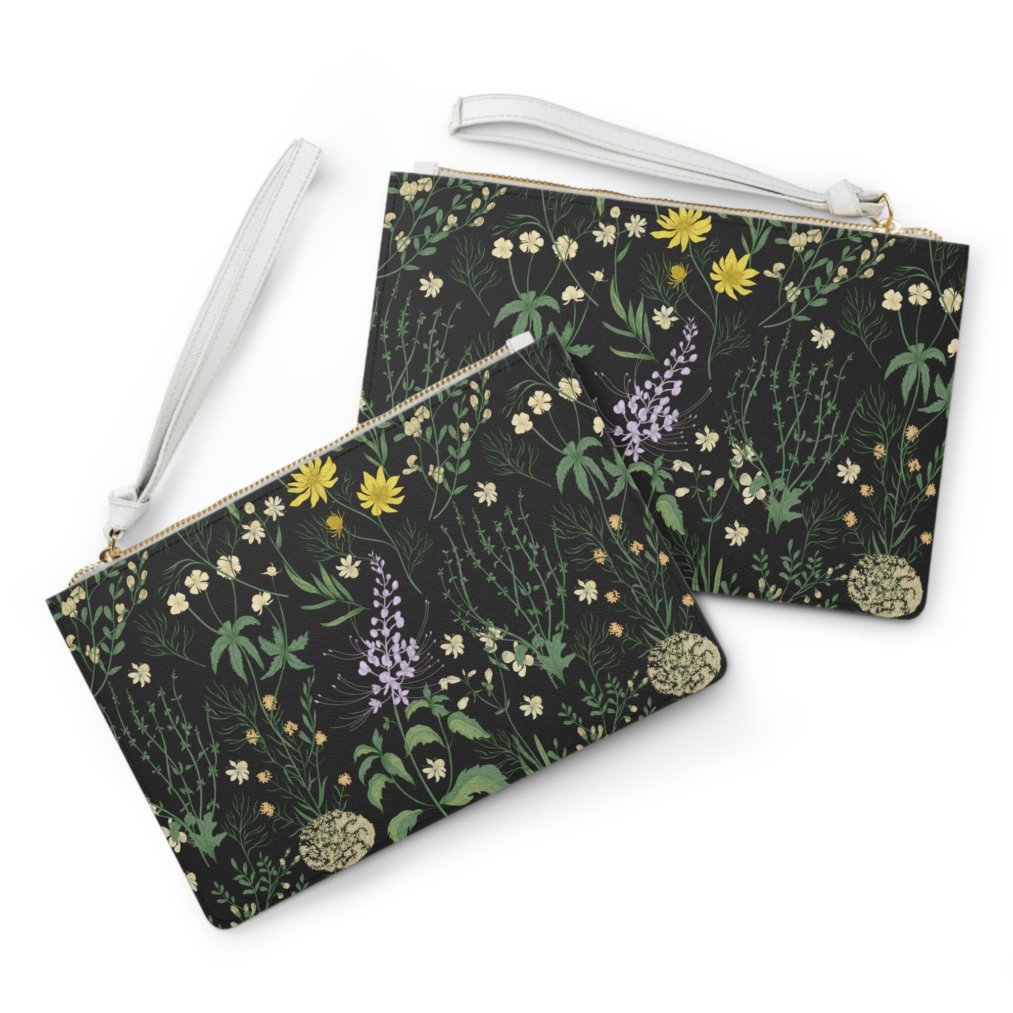 Wildflower Clutch Bag Woodland Aesthetic Clutch Bag Floral Etsy