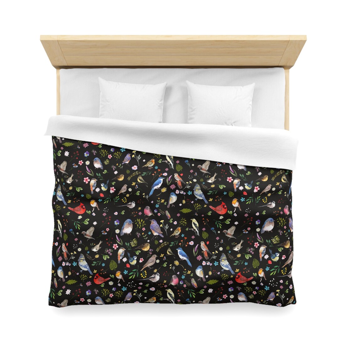 Bird Lover Duvet Cover Bird King Queen Twin Twin XL Duvet Cover Bird