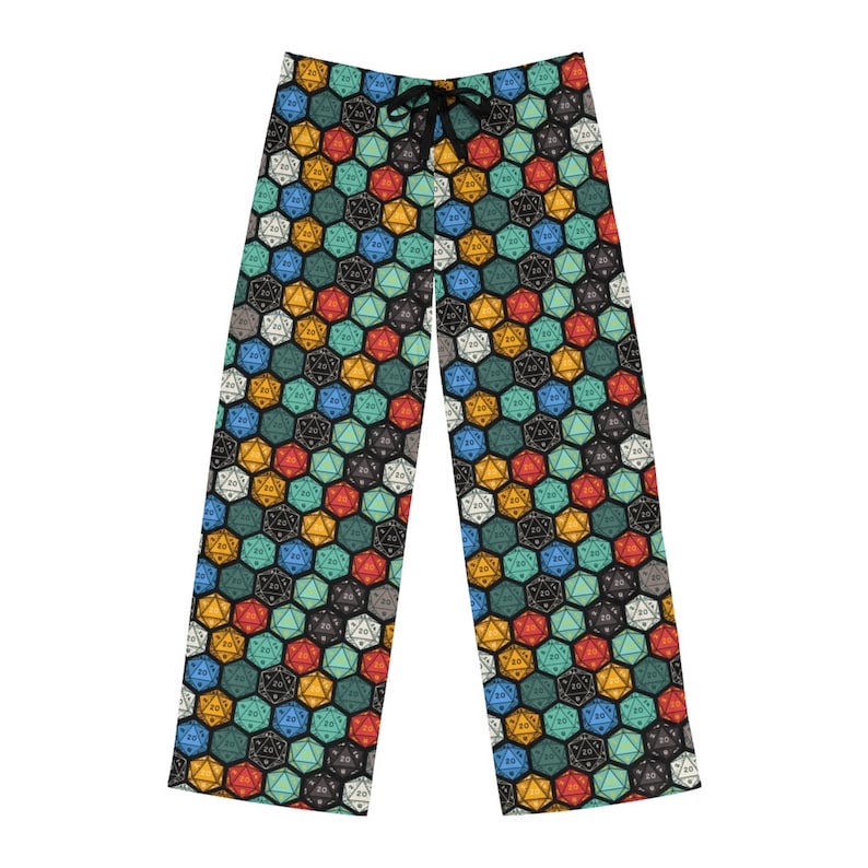 Dnd Pants Dnd Dice Men's Pajama Pants Gaming Etsy