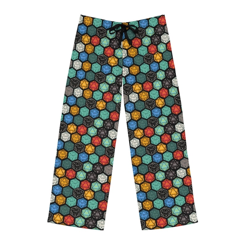 Dnd Pants Dnd Dice Men's Pajama Pants Gaming - Etsy