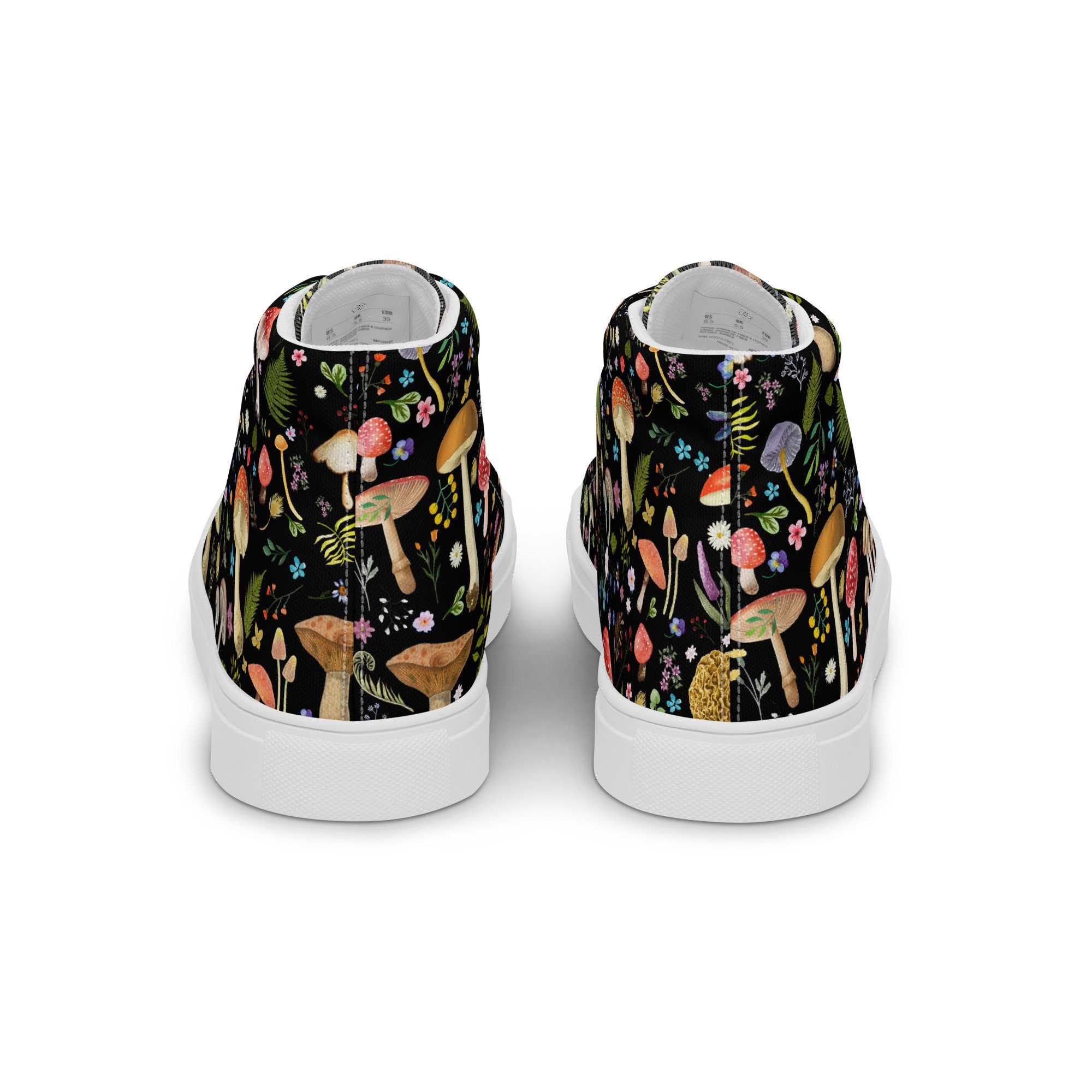 womens high black mushroom 1s