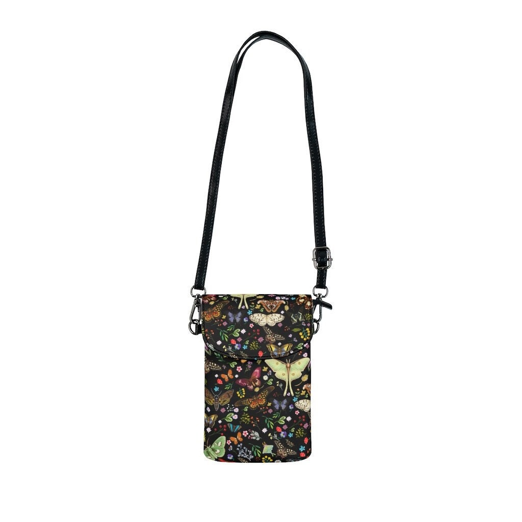FORRICA Crossbody Phone Bag for Women Mini Shoulder Bag Girls Mobile Phone  Purse Ladies Large Capacity Wallet PU Leather Fashion Snap Black A: Handbags