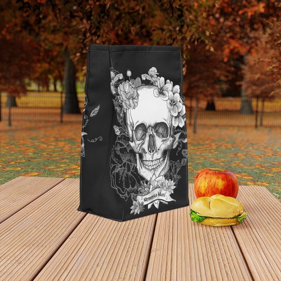 Memento Mori Lunch Bag Witchy Lunch Bag Gothic Lunch Bag Fabric Lunch Bag Dark Academia Lunch Bag Horror Aesthetic Lunch Bag Etsy Ireland