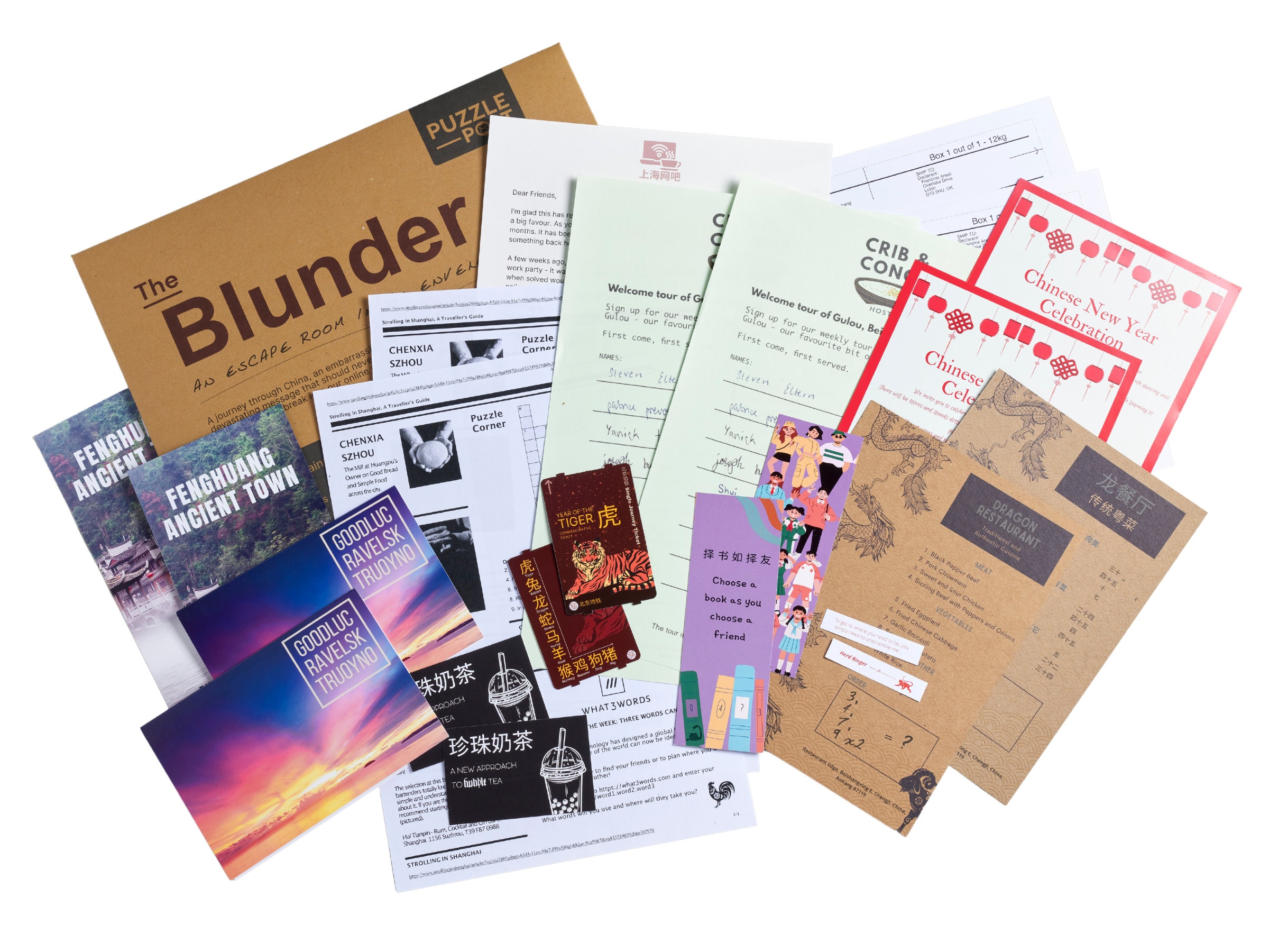 BUNDLE OFFER - Escape Room in an Envelope - Deceit, Blunder and Scandal. 3  Dinner Party Games Puzzle