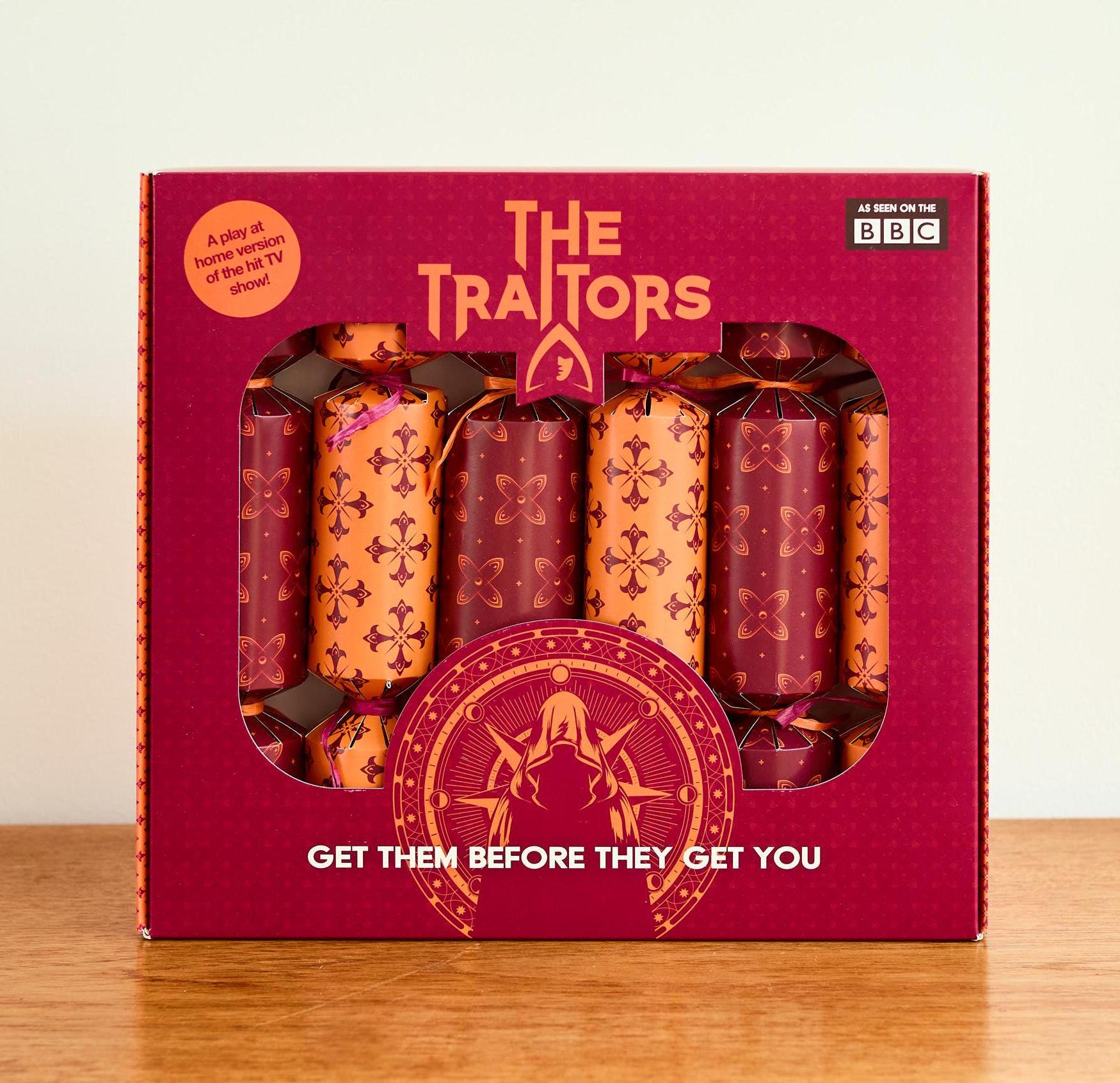Puzzle Post Official Traitors Christmas Crackers | Based on the Hit BBC show | Will you survive Christmas Dinner? | Plastic Free Recyclable