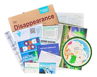Escape Room in an Envelope - The Disappearance! Dinner Party Edition, tabletop game for up to 8 people