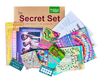 Escape Room in an Envelope - The Secret Set! Dinner Party Edition, tabletop game for up to 8 people