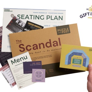 Escape Room in an Envelope - the Scandal! Dinner Party Edition