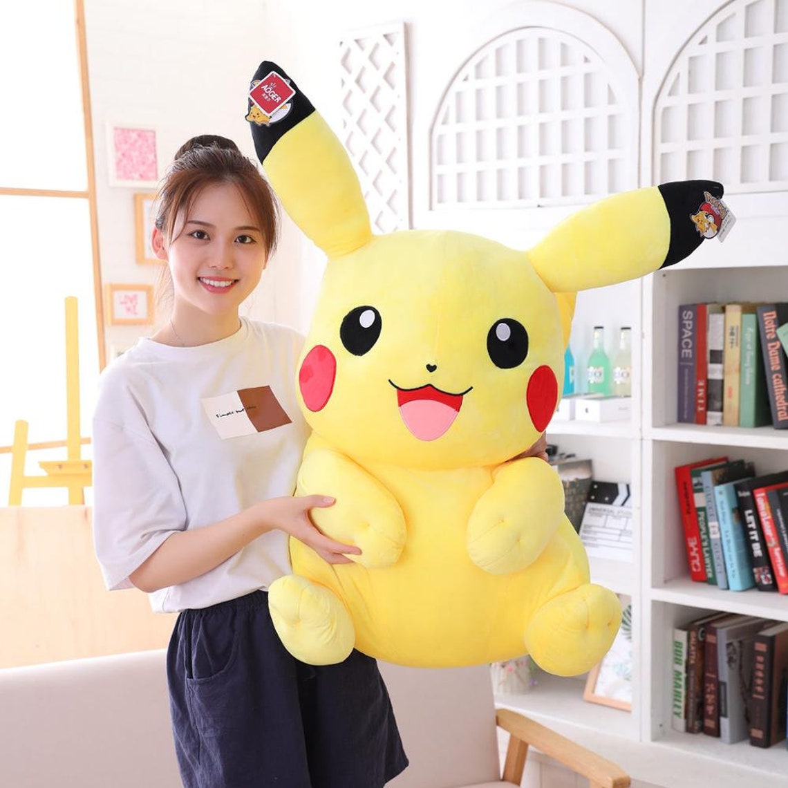 Very Large Pikachu Plush Toys/ Big Size Full Pillow/ Pokemoned Etsy