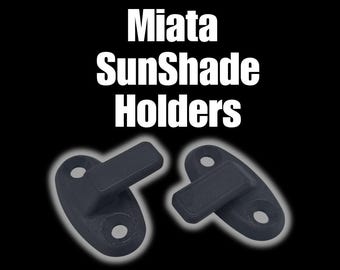 MX-5 Miata Sunshade Holders / Visor delete