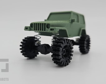 3D Printed TJ 4x4 offroad SUV