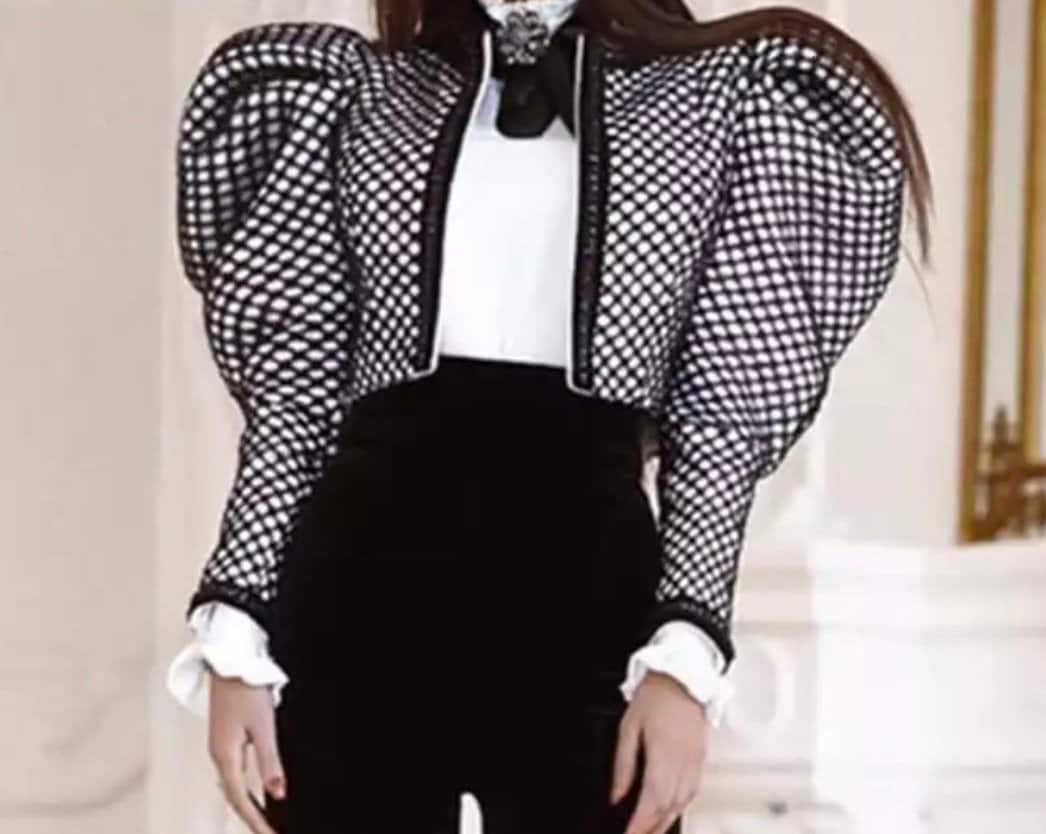 Puff Shoulder Jacket - Etsy