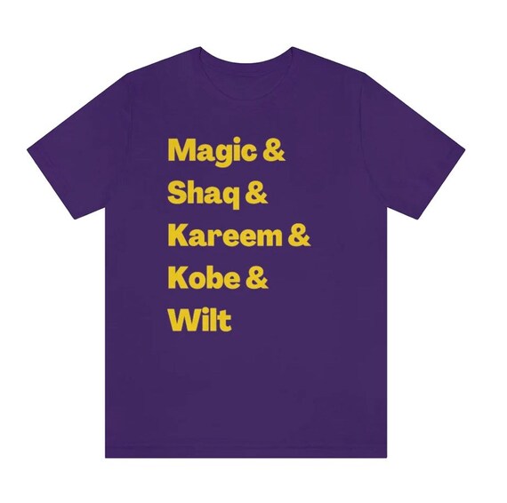 Lakers Legends Names Tee